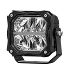 Faro Cuadrado Led 3" Luz Blanca + Ambar (9-30V 6000Lm Ip68) 3C03 RDZ