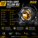 Faro Redondo 3.5" Dual 9-32V IP68 Spot RDZ