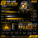 Faro Redondo 3.5" Dual 9-32V IP68 Spot RDZ