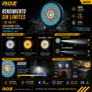 Faro Redondo 24 LED Luz Blanca 12/24V Multifuncional RDZ