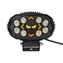 Faro Ovalado 12 LED Luz Blanca Multifuncional 9-36V (55C-Bq-T) RDZ