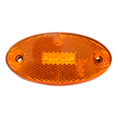 Faro Lateral Ovalado 3 Led 12/24V Ambar