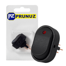 Switch Interruptor Ovalado 3 Patas On-Off Negro