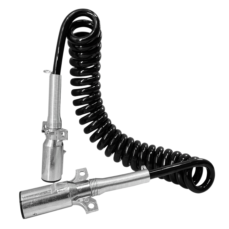 Cable Espiral Negro 7 Vias COWRAM