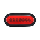 Faro Lateral Ovalado Color Rojo 7 Led/Neon 12/24V TK315