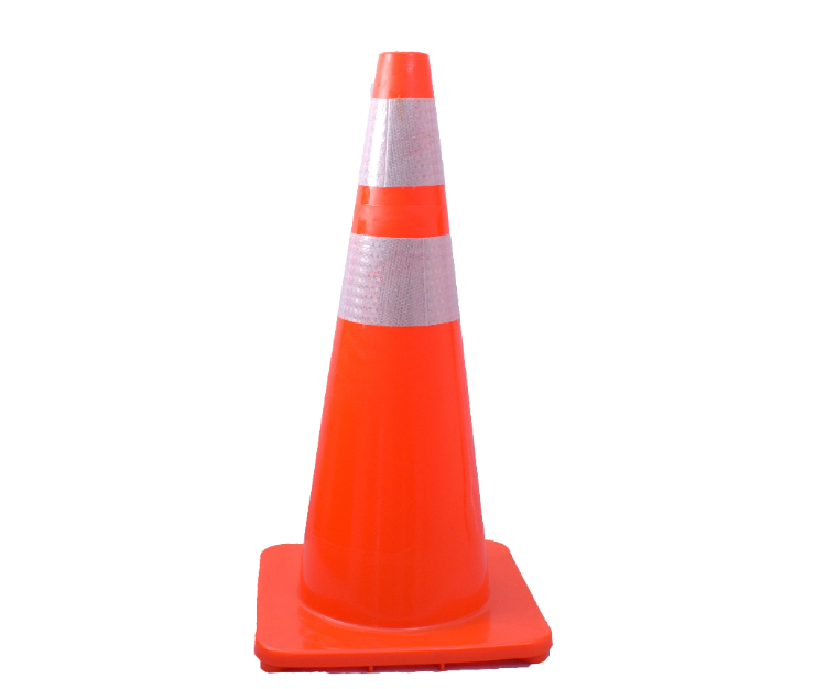 Cono de seguridad PVC 70 cm 28