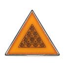 Faro Posterior modelo Triangulo Reflectivo Con Aro Cromado 43 Led Ambar 1047A