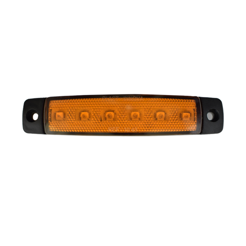 Faro Lateral Rectangular 06 Led 12/24V Plast Innova