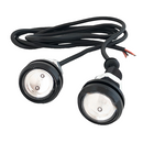 Foco Led Con Cable Luz Verde Fija 12v Jr-Oj-G-12 Set x 2 Unidades Jr