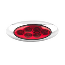 Faro Lateral Ovalado 06 Led 12/24V Plast Innova