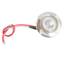 Faro Lateral Aro Cromado 1 Led Color Verde PLASTINNOVA