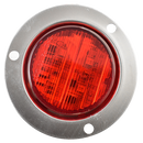 Faro Lateral Redondo 04 Luz Led 12-24V Sd-4015S-1 Rojo