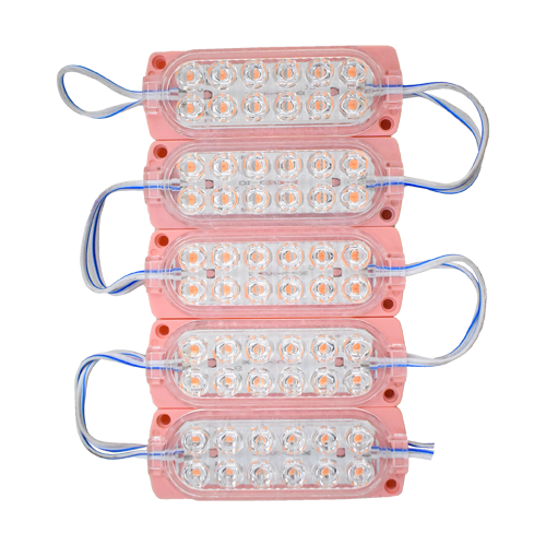 Modulo Cob 12 Led Luz Rosada 12v Dh-N10