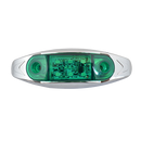 Faro Lateral Cromado 6 Led Destellante 12/24V