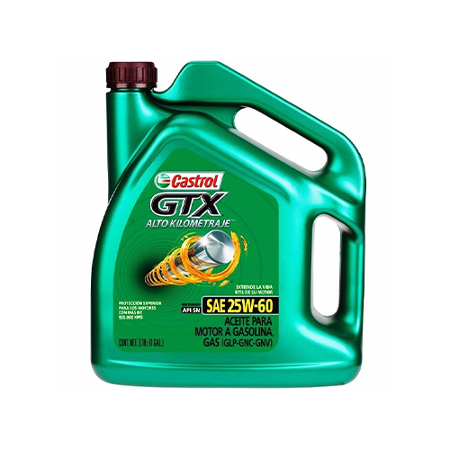 Aceite Gtx Alto Km Sae 25W-60 1 Galon Castrol