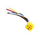 Socket De 5p Para Relay Plastico Amarillo