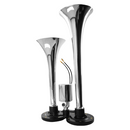 Claxon 02 cornetas de metal 12/24V AIR-HORM (HR-101)