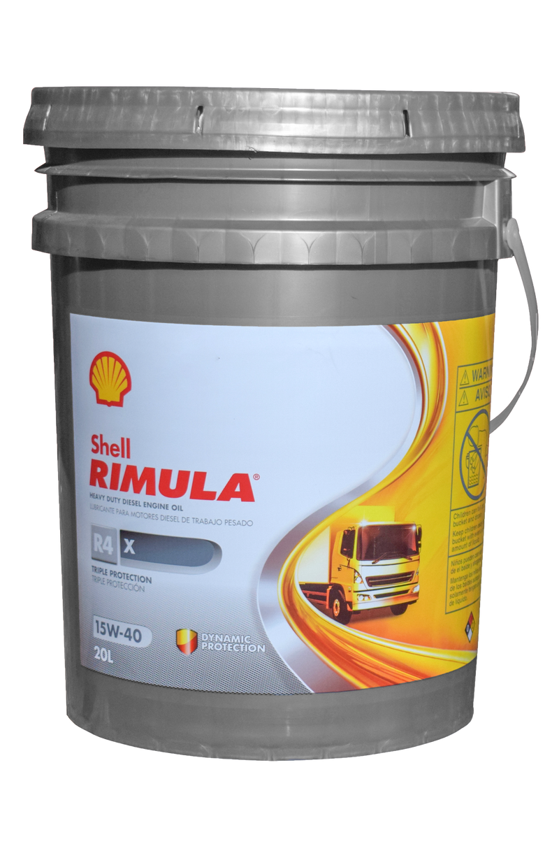 Aceite Rimula R4 X Balde (Sae 15W-40) Shell