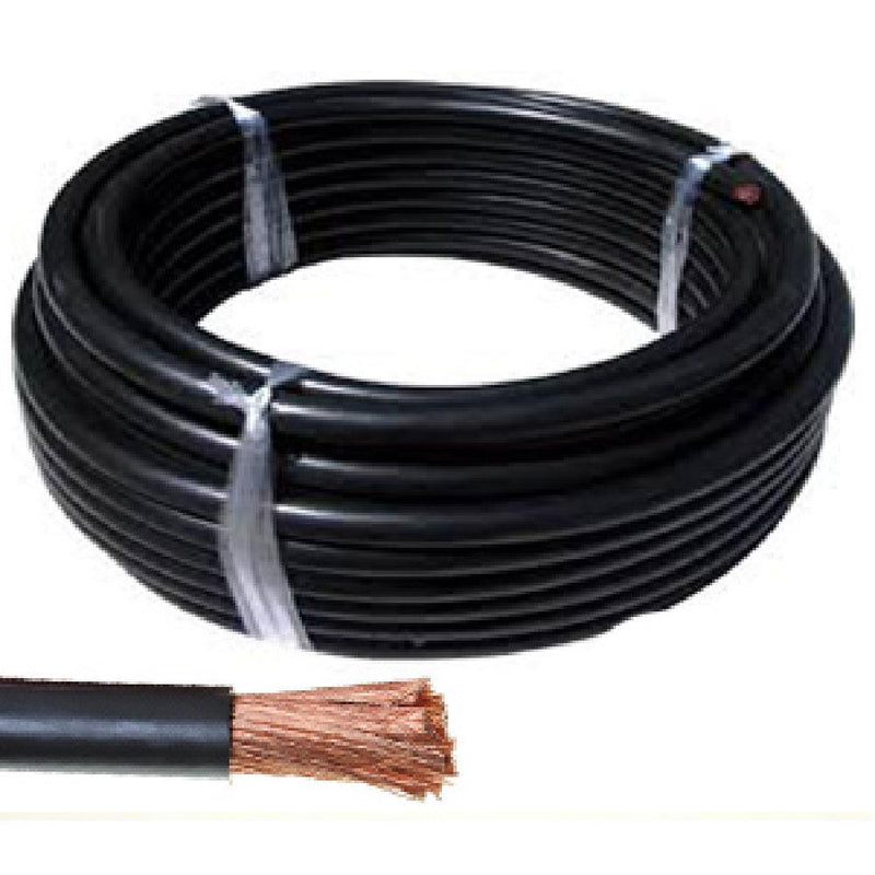 Cable De Bateria Pesado Numero 2/0 Negro Brande x metro